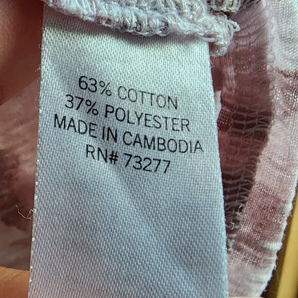 Mudd Pink Camo V-Neck Tissue T-Shirt Size XL - Picture 9 of 14